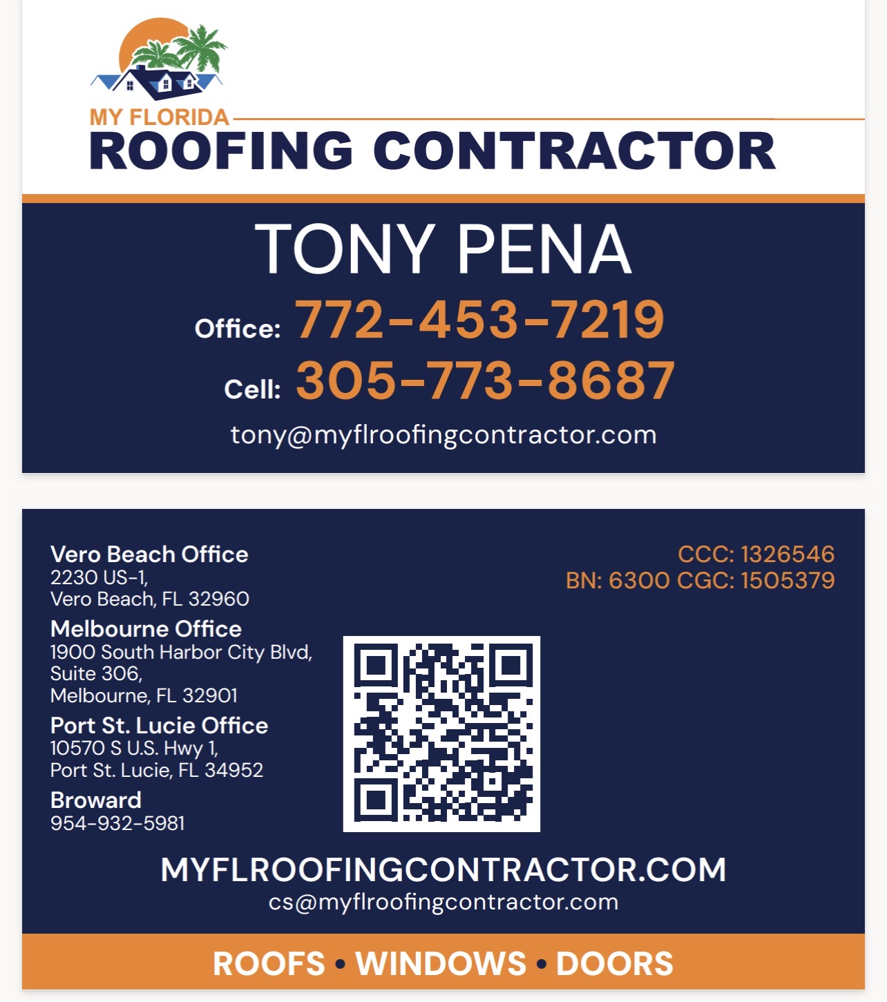 My Florida Roofing Contractor
