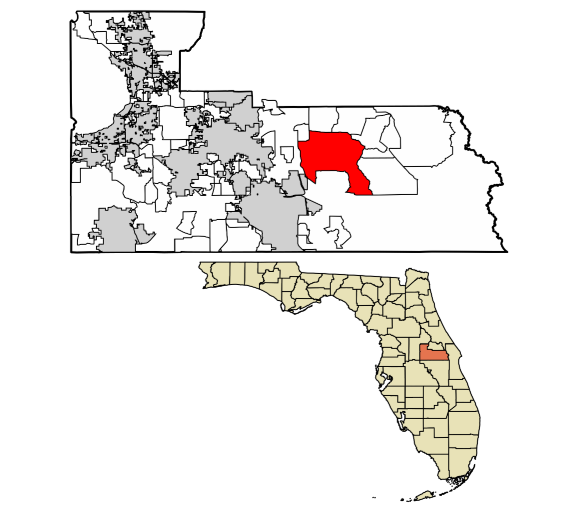 Alafaya, Florida city map — HOA communities