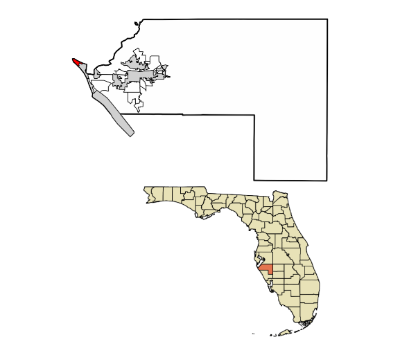 Anna Maria, Florida city map — HOA communities