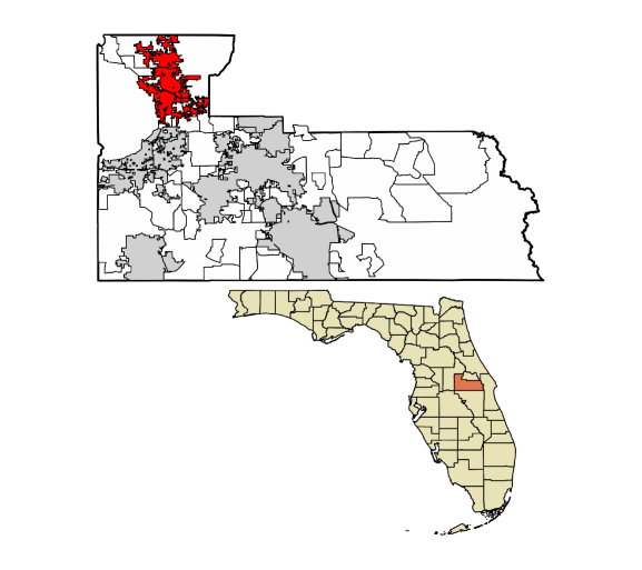 Apopka, Florida city map — HOA communities