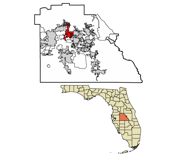 Auburndale, Florida city map — HOA communities