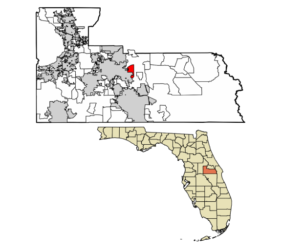 Azalea Park, Florida city map — HOA communities