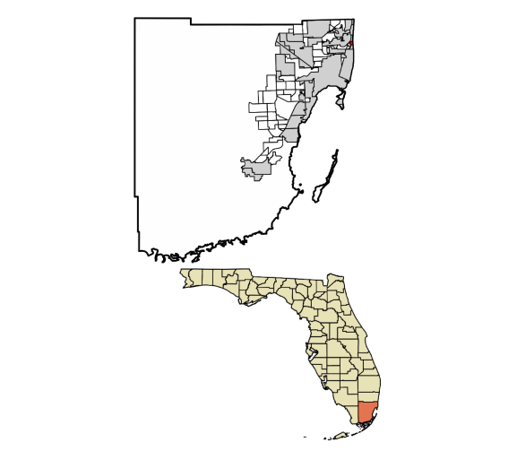 Bal Harbour, Florida city map — HOA communities