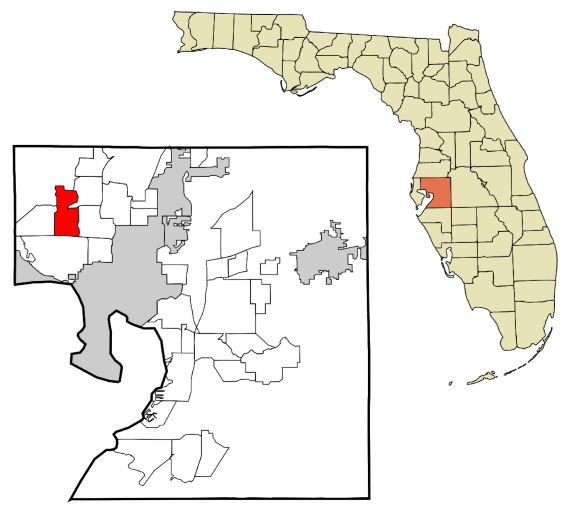 Citrus Park, Florida city map — HOA communities