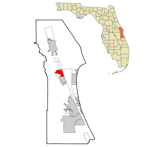 Cocoa, Florida city map — HOA communities