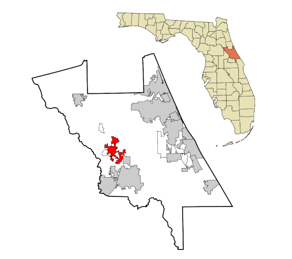 DeLand, Florida city map — HOA communities