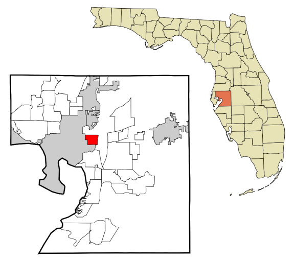 East Lake, Florida city map — HOA communities