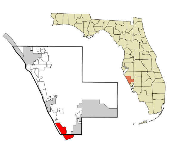 Englewood, Florida city map — HOA communities