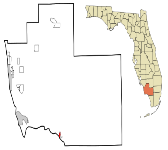 Everglades City, Florida city map — HOA communities