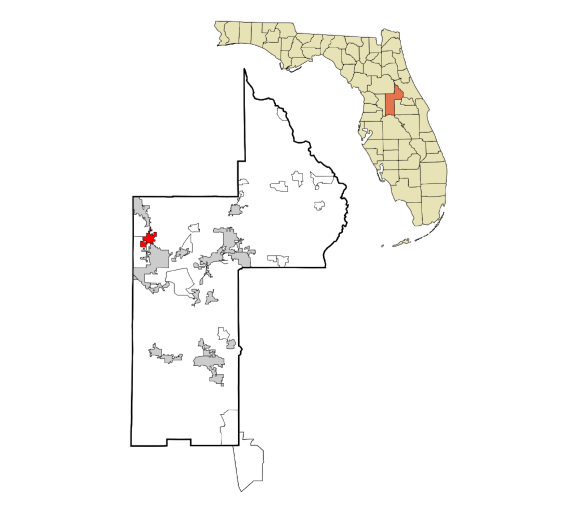 Fruitland Park, Florida city map — HOA communities