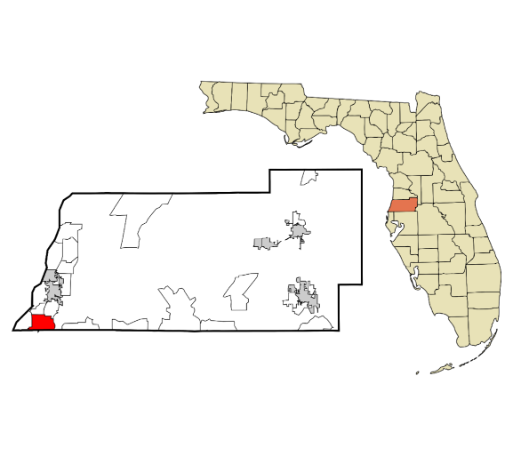 Holiday, Florida city map — HOA communities