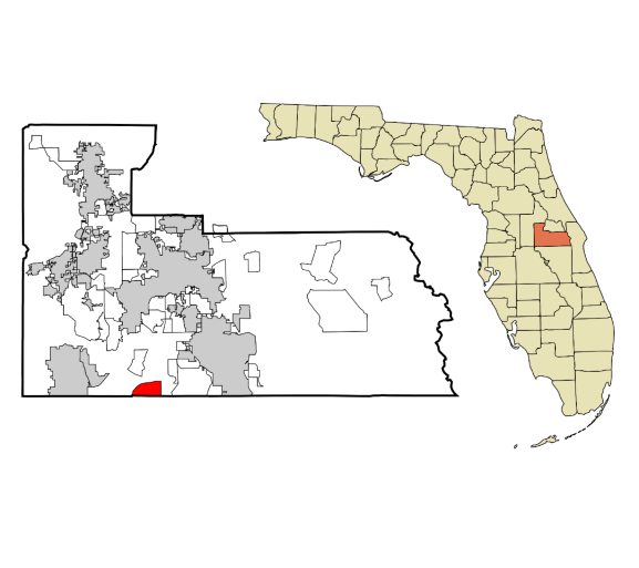 Hunters Creek, Florida city map — HOA communities