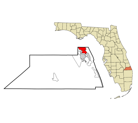 Jensen Beach, Florida city map — HOA communities