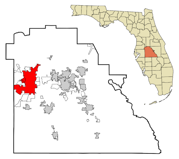 Lakeland, Florida city map — HOA communities