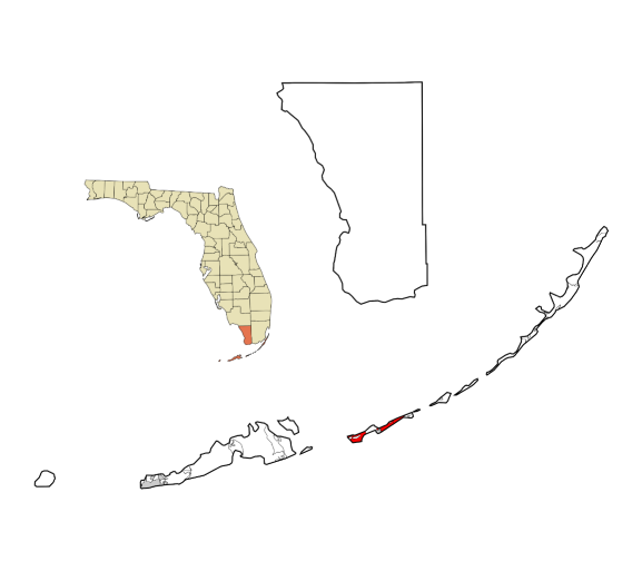 Marathon, Florida city map — HOA communities