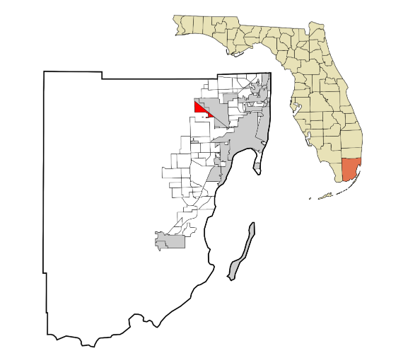 Medley, Florida city map — HOA communities