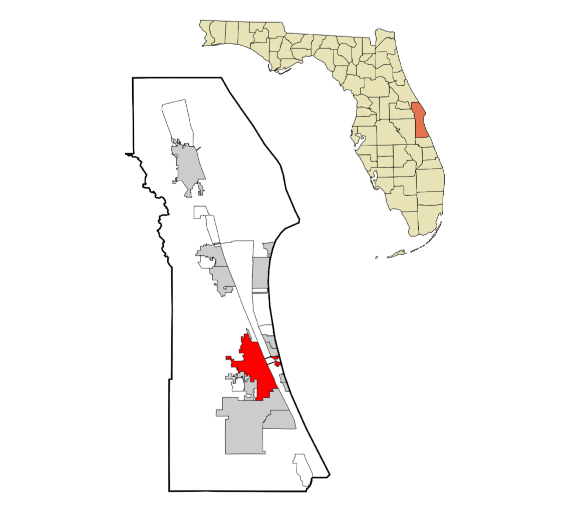 Melbourne, Florida city map — HOA communities
