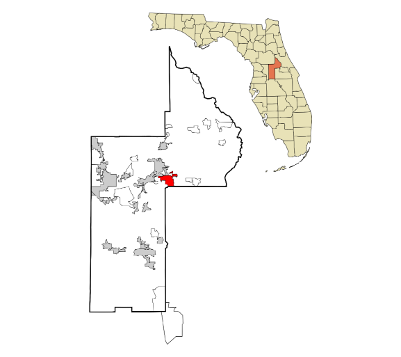 Mount Dora, Florida city map — HOA communities