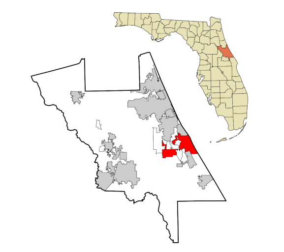 New Smyrna Beach, Florida city map — HOA communities