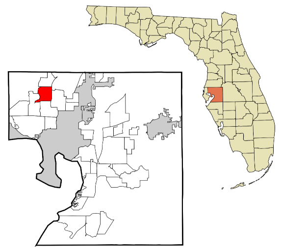 Northdale, Florida city map — HOA communities