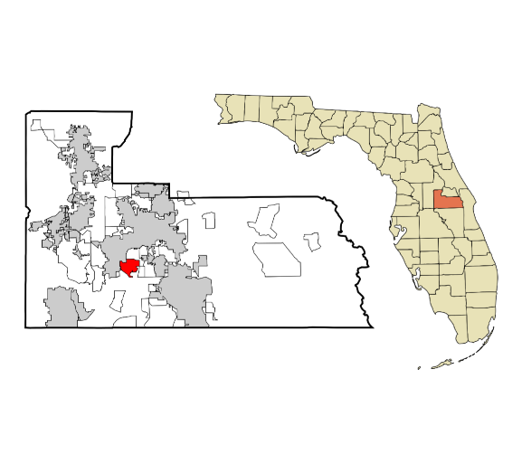 Oak Ridge, Florida city map — HOA communities
