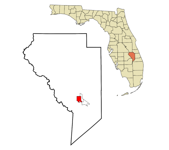 Okeechobee, Florida city map — HOA communities