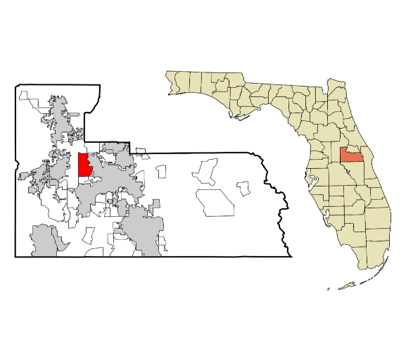 Pine Hills, Florida city map — HOA communities