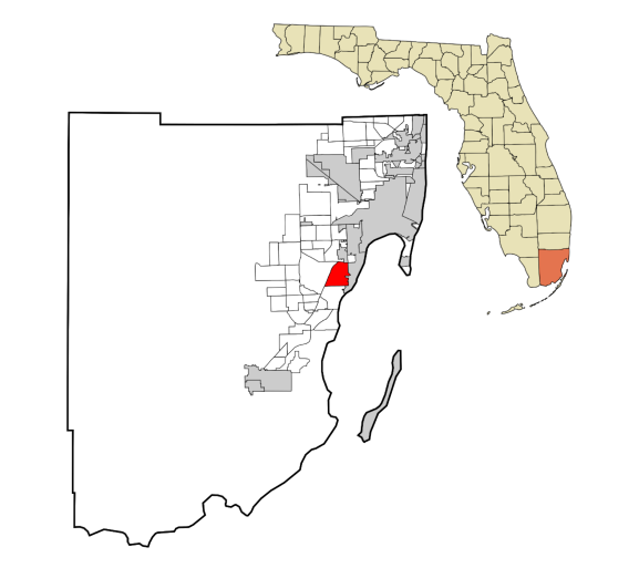 Pinecrest, Florida city map — HOA communities