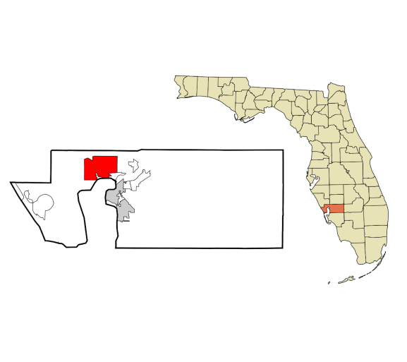 Port Charlotte, Florida city map — HOA communities