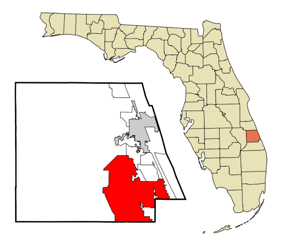 Port St Lucie, Florida city map — HOA communities