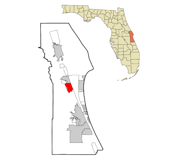 Rockledge, Florida city map — HOA communities