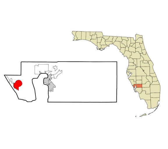 Rotonda, Florida city map — HOA communities