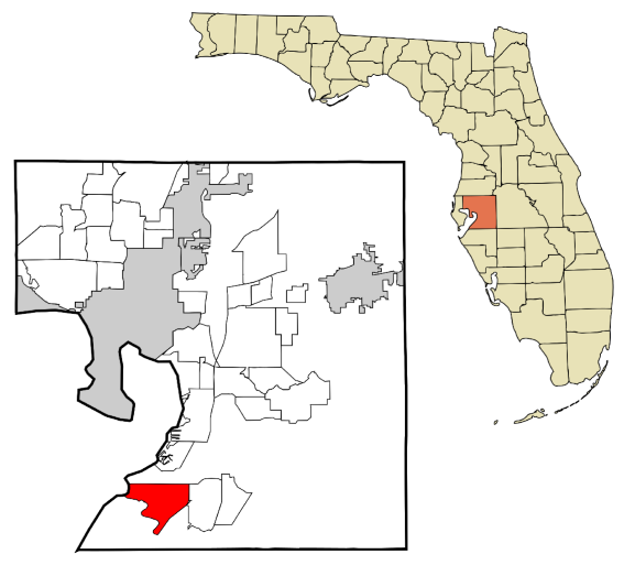 Ruskin, Florida city map — HOA communities