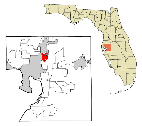 Temple Terrace, Florida city map — HOA communities