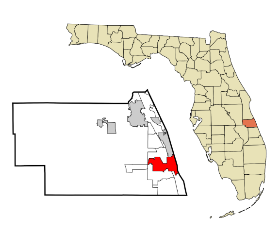 Vero Beach, Florida city map — HOA communities