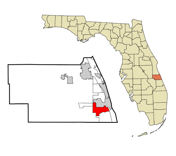 Vero Beach South, Florida city map — HOA communities