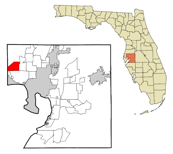 Westchase, Florida city map — HOA communities