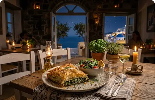 Dinner and date night at Ethos Greek Bistro