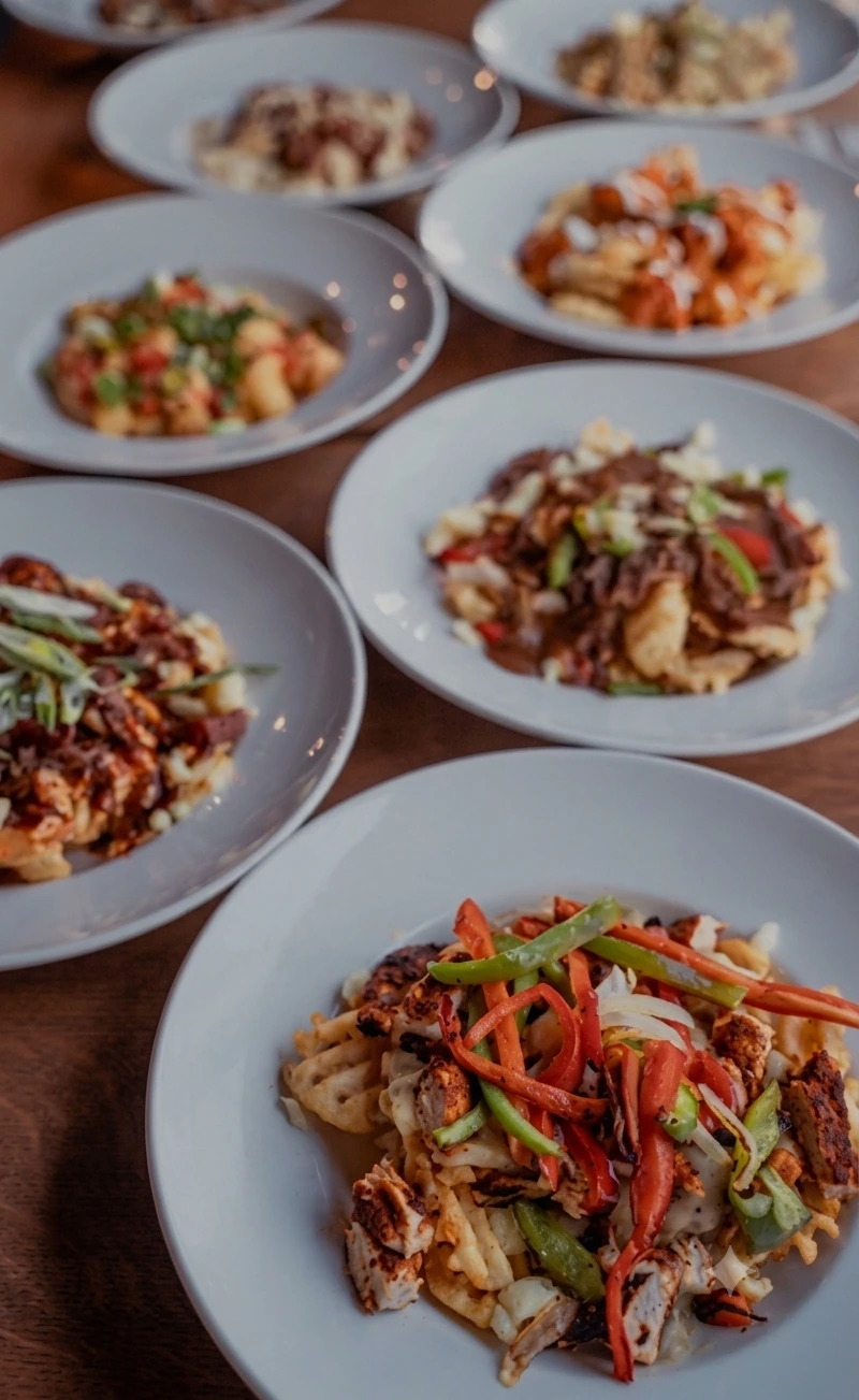 Fresh Mediterranean salads at Ethos Greek Bistro