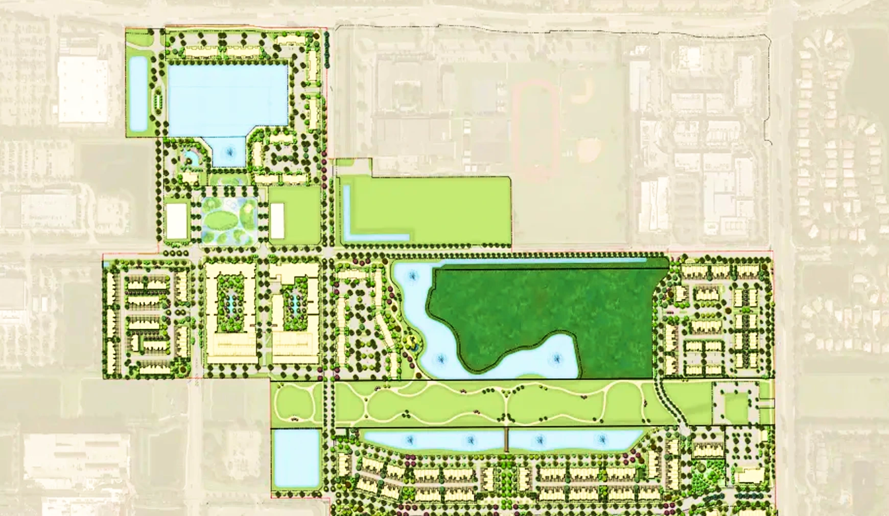 Main Street Coconut Creek site plan map