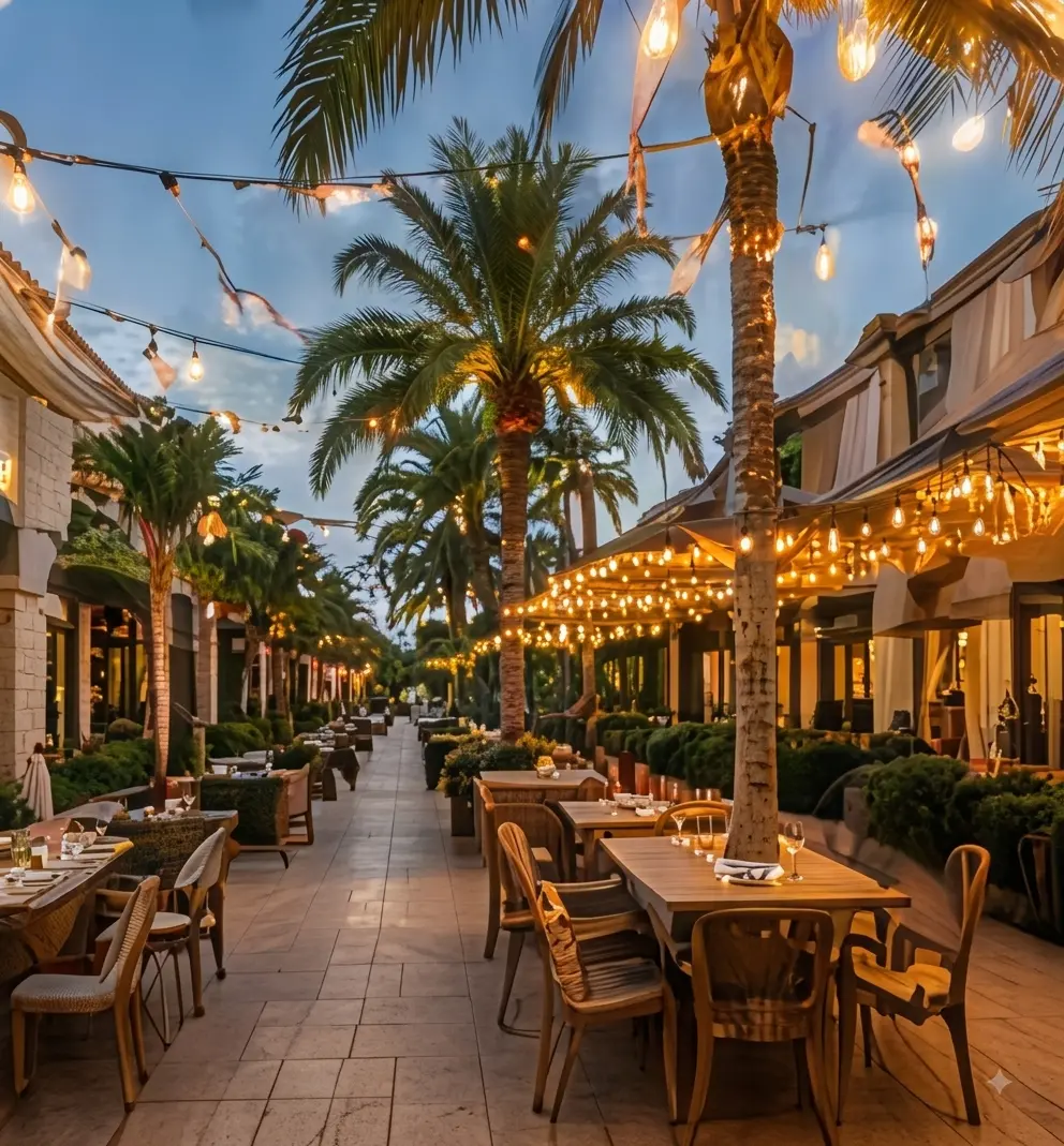 Stores and dining at Promenade at Coconut Creek