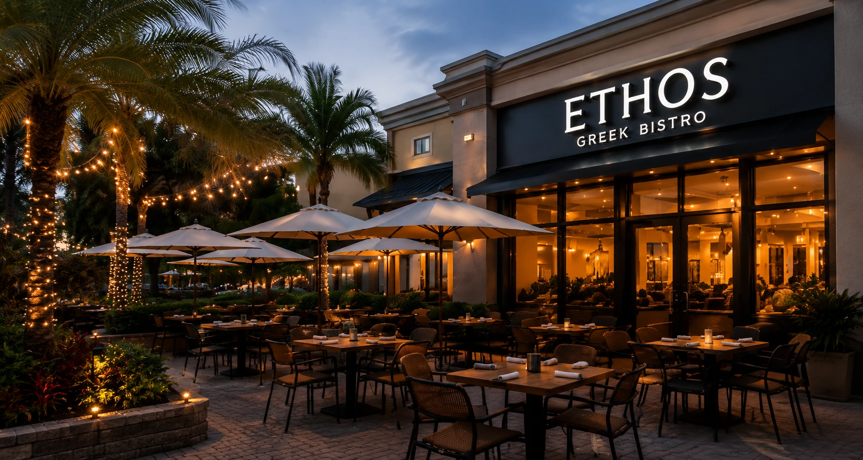 Ethos Greek Bistro at the Promenade in Coconut Creek, Florida