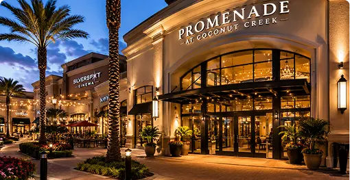 Promenade at Coconut Creek, Florida open-air shopping and dining