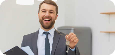Real estate professionals illustration