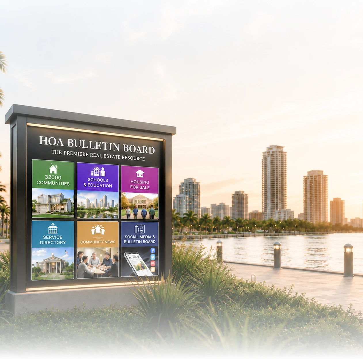 Florida communities and neighborhoods featured on HOA Bulletin Board